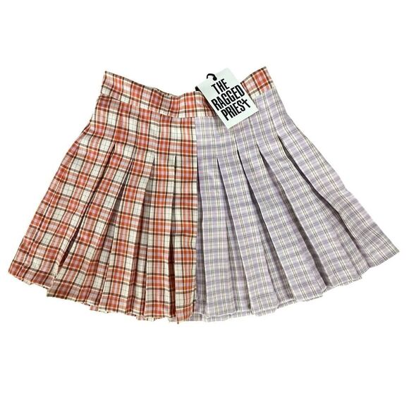 NWT The Ragged Priest Seeker Pleated Mini Skirt Y2K Academia School Girl Size XS - Picture 5 of 15